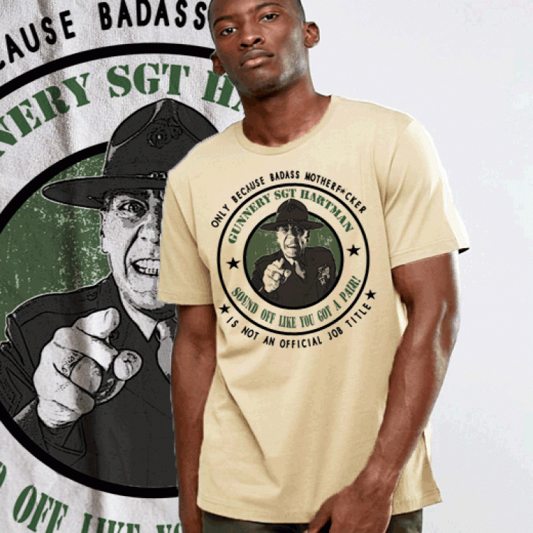 USMC Full Metal Jacket Gunny Hartman TShirt